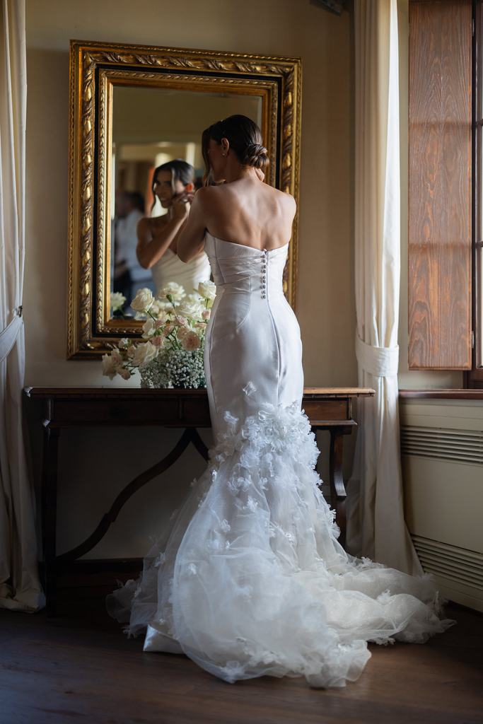 suite del castello per preparazione sposi